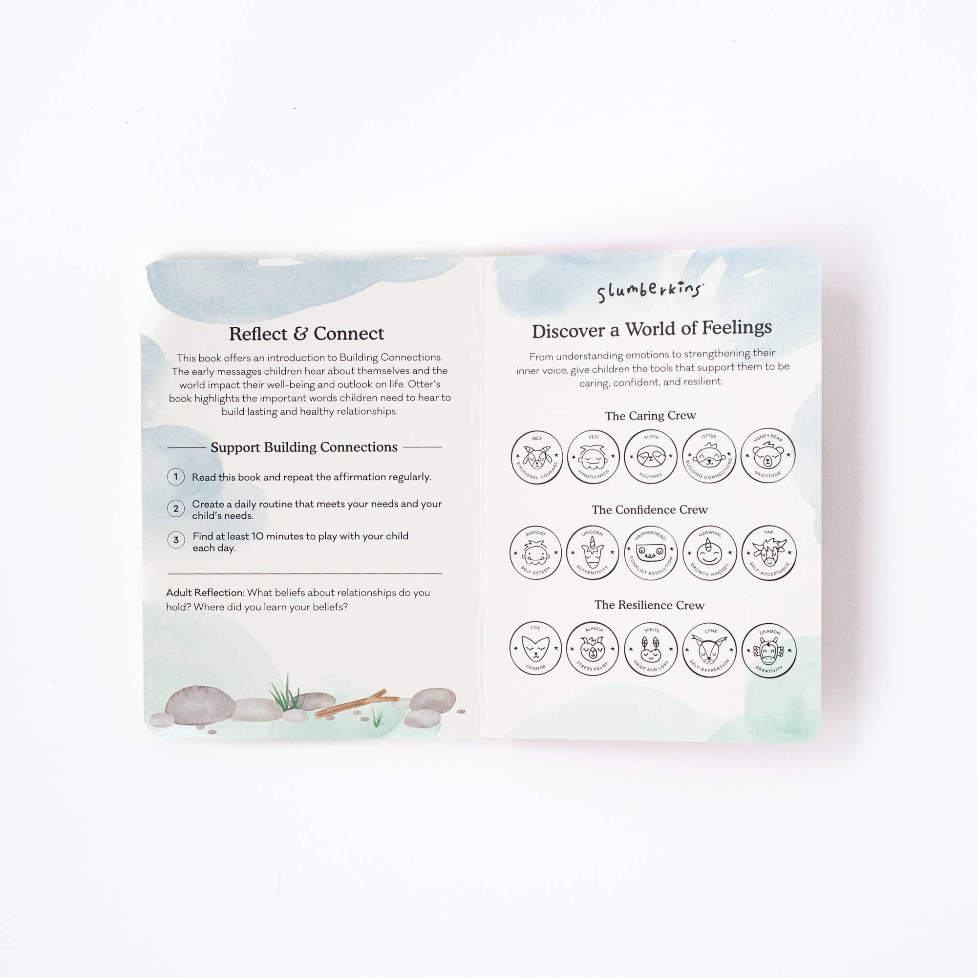 Slumberkins- Otter's Building Connections Plush Set
