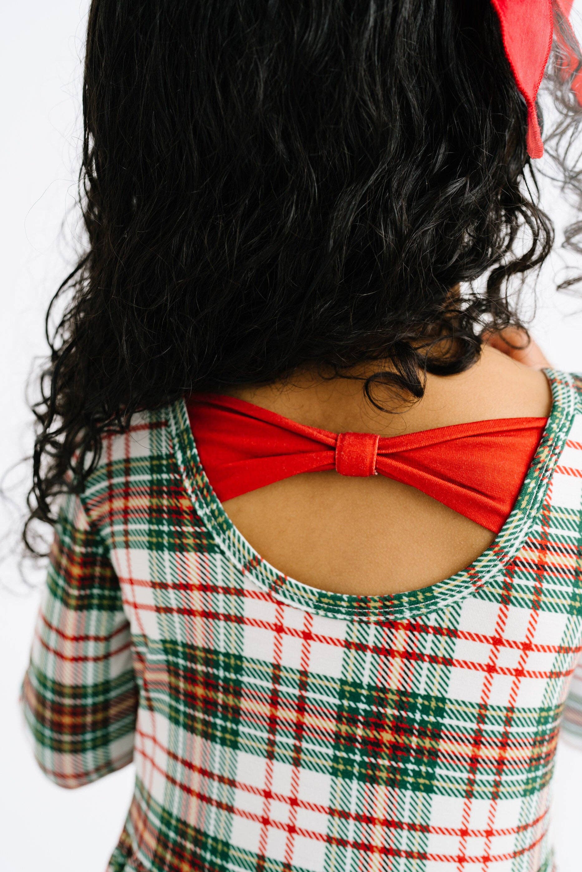 Christmas Plaid Bamboo Dress