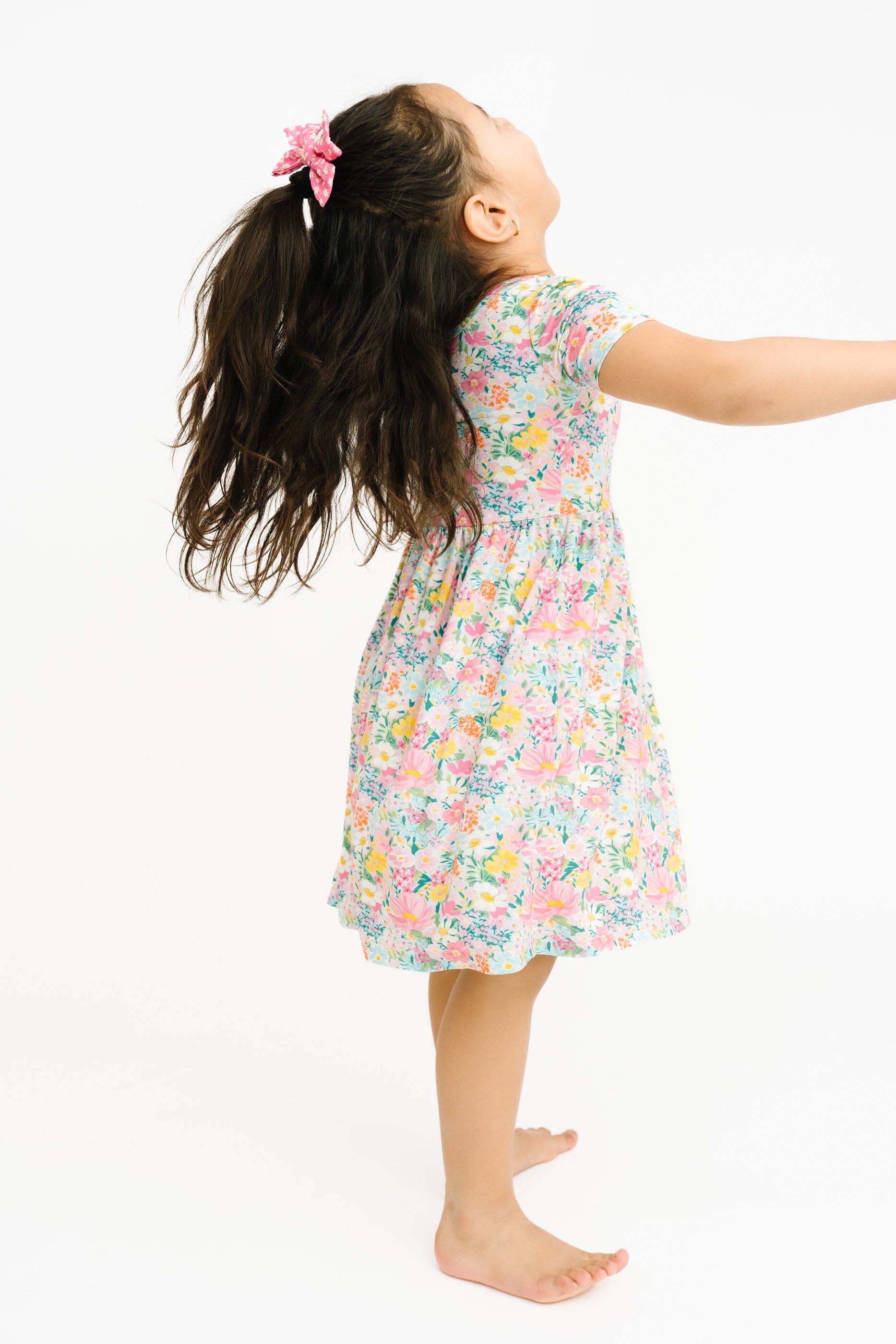 Garden Glow Short Sleeve Bamboo Dress