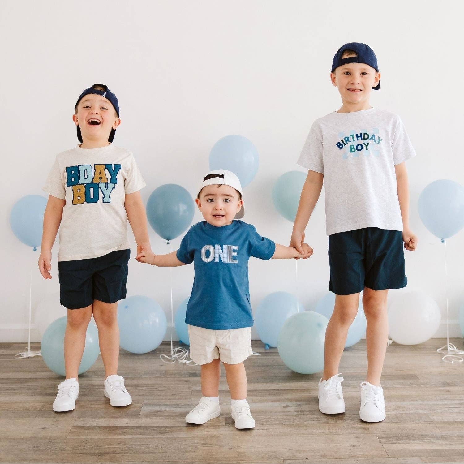 Birthday Boy Checker Short Sleeve T-Shirt - Boys Clothing