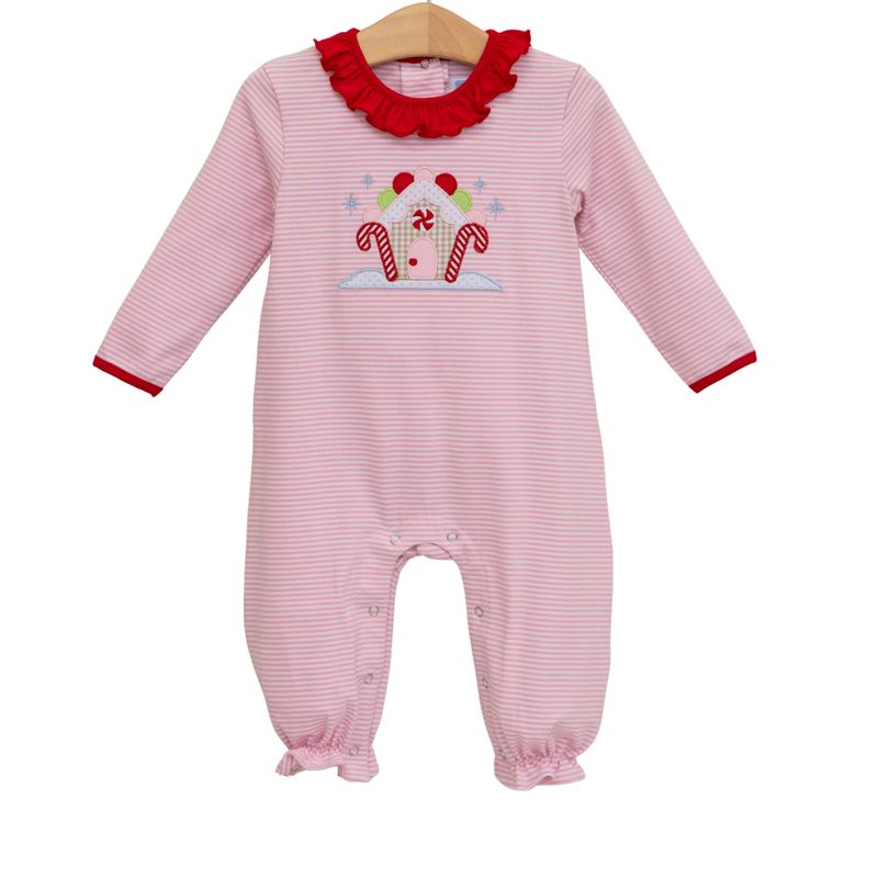 Gingerbread House Romper