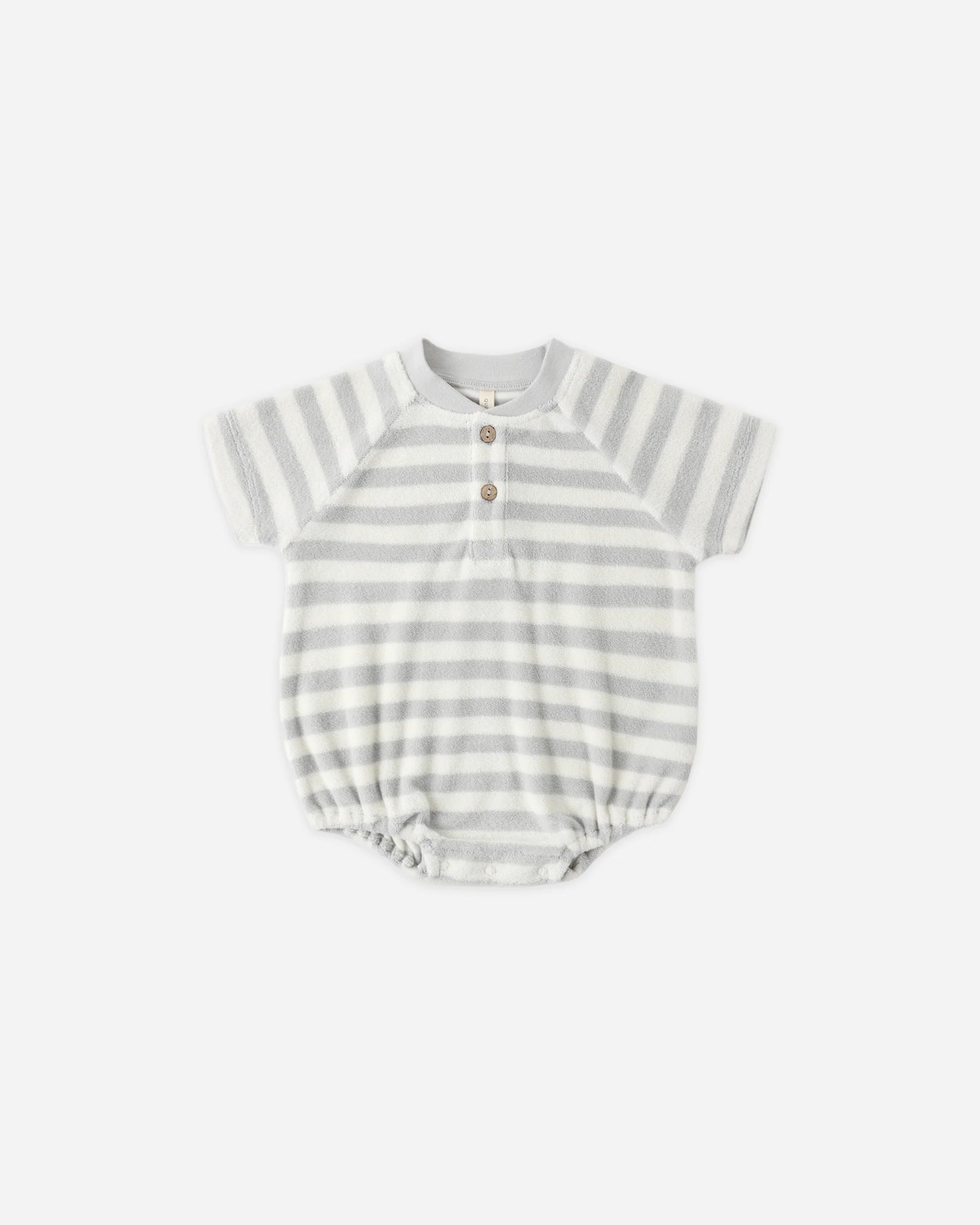 Terry Henley Romper || Sky Stripe