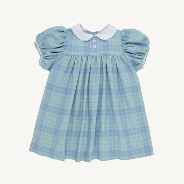 Mary Dal Dress-Audubon Park Plaid with Sarasota Sky