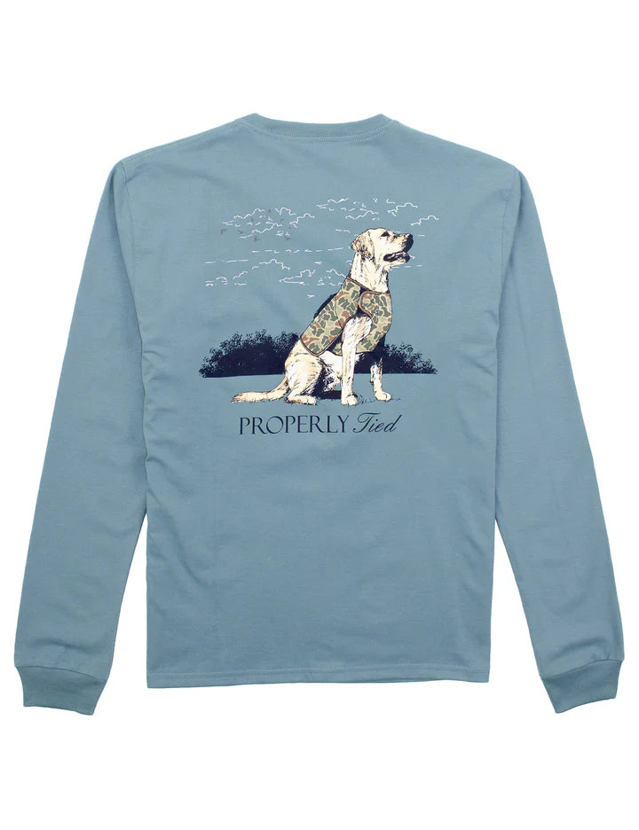 Boys Good Boy LS Steel Blue
