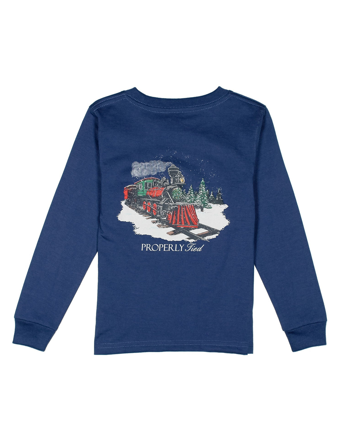 Boys Pt Express LS River Blue