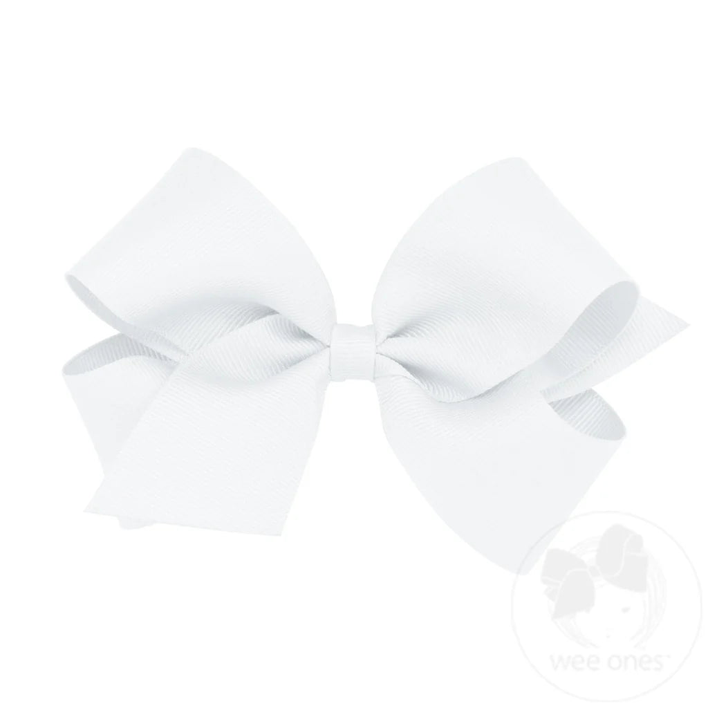 King Classic Grosgrain Hair Bow (Plain Wrap)