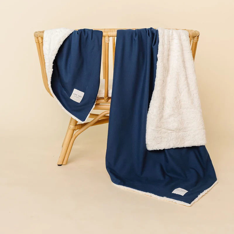 Cozy Blanket- Navy
