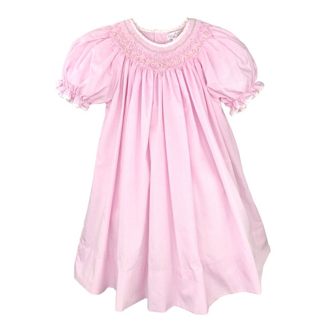 Dress with Bishop Smocking