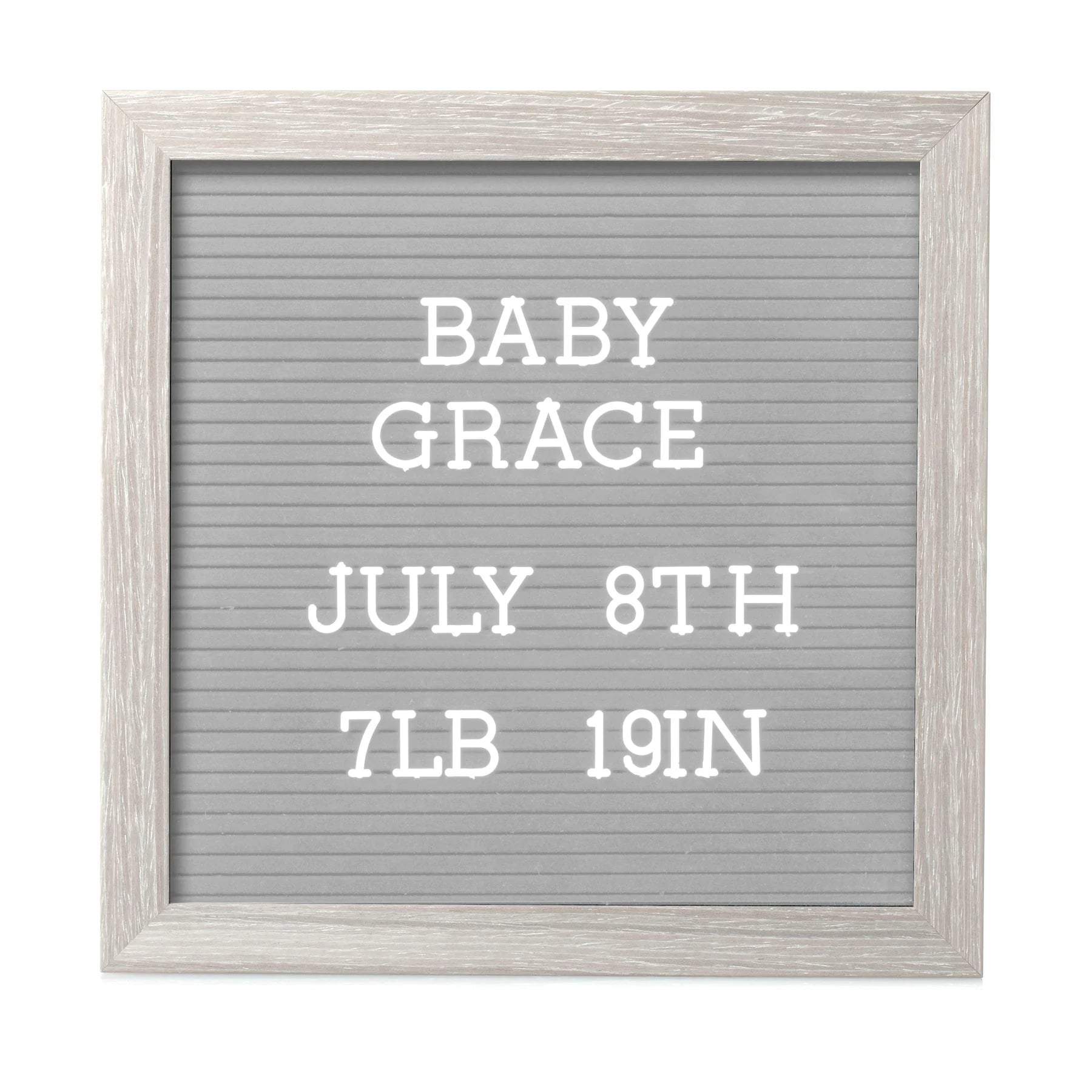 Gray Letterboard Set