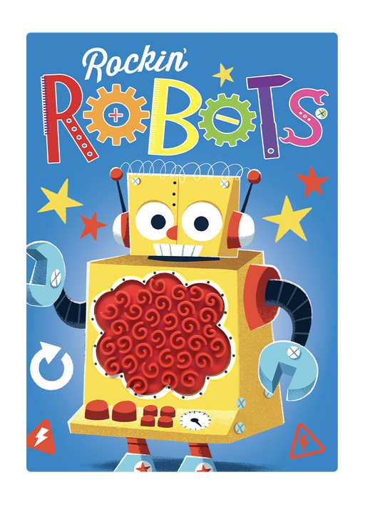 Rockin' Robots -Touch and Feel Sensory Board Book