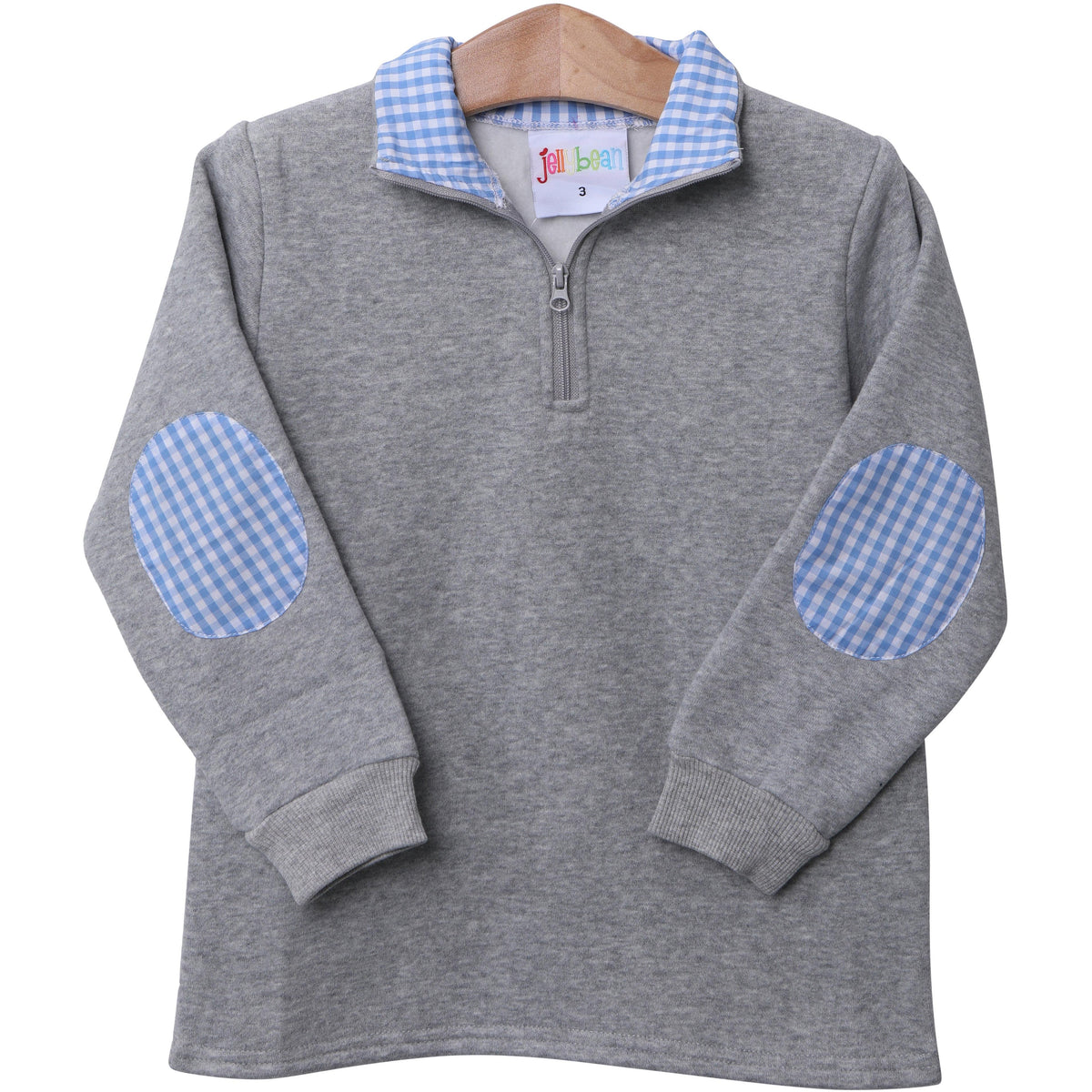 1/4 Zip Pullover - Gray