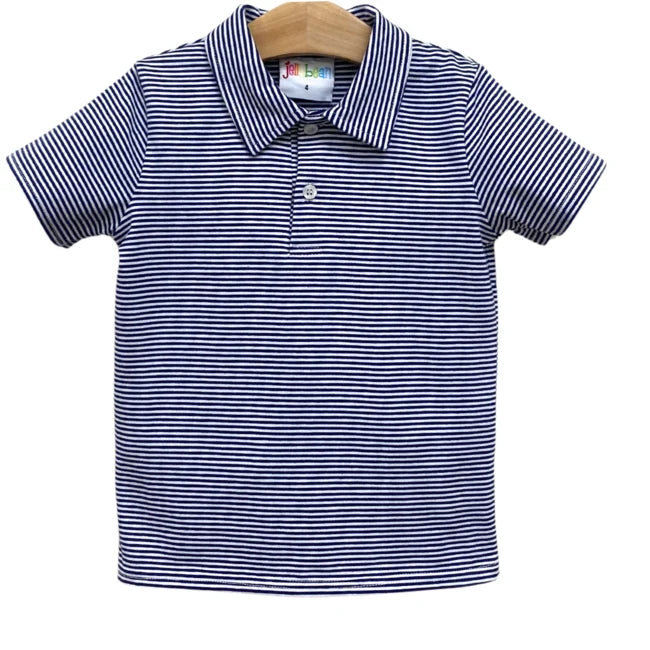 Michael Polo- Navy Stripe