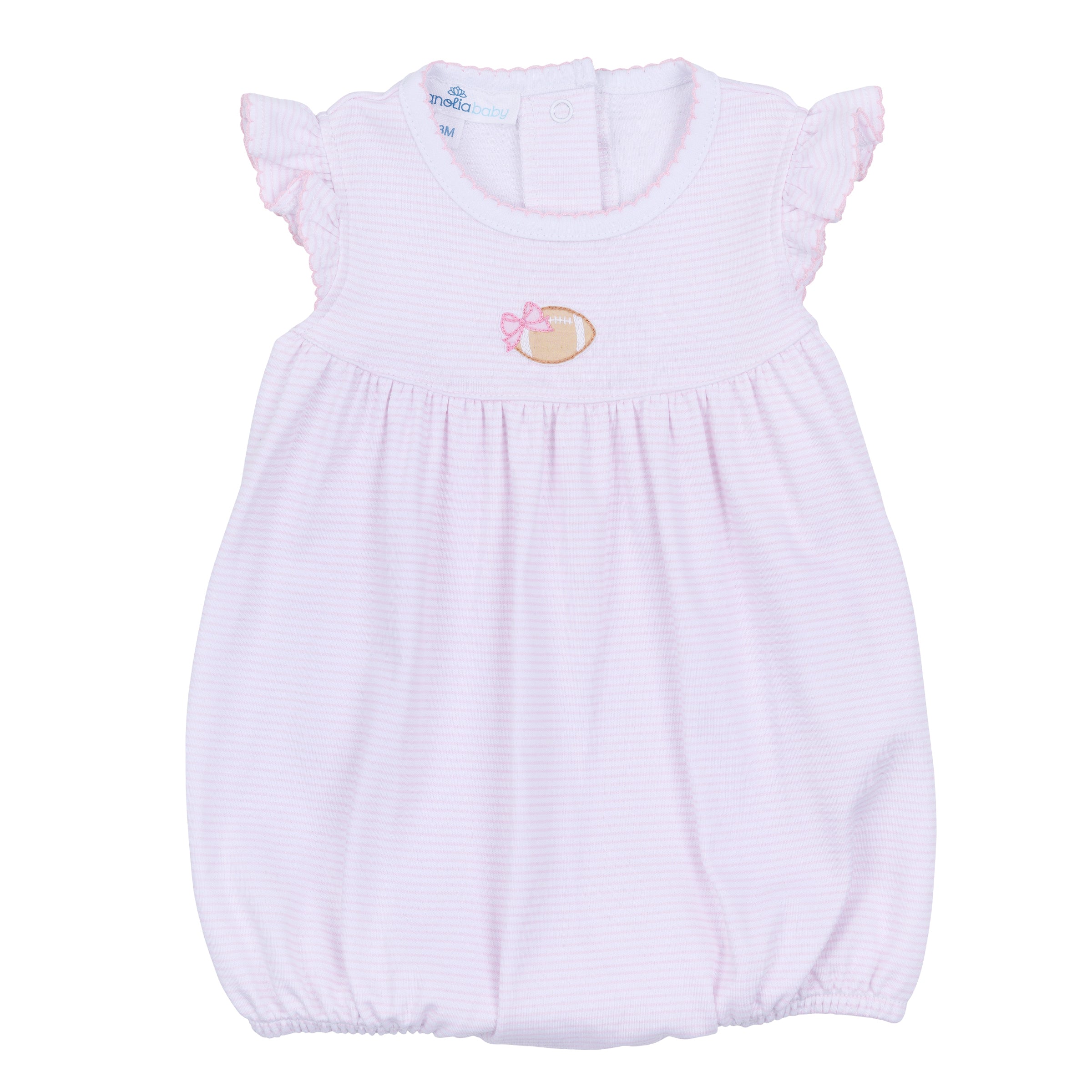 Touchdown Cutie Embroidered Flutters Bubble