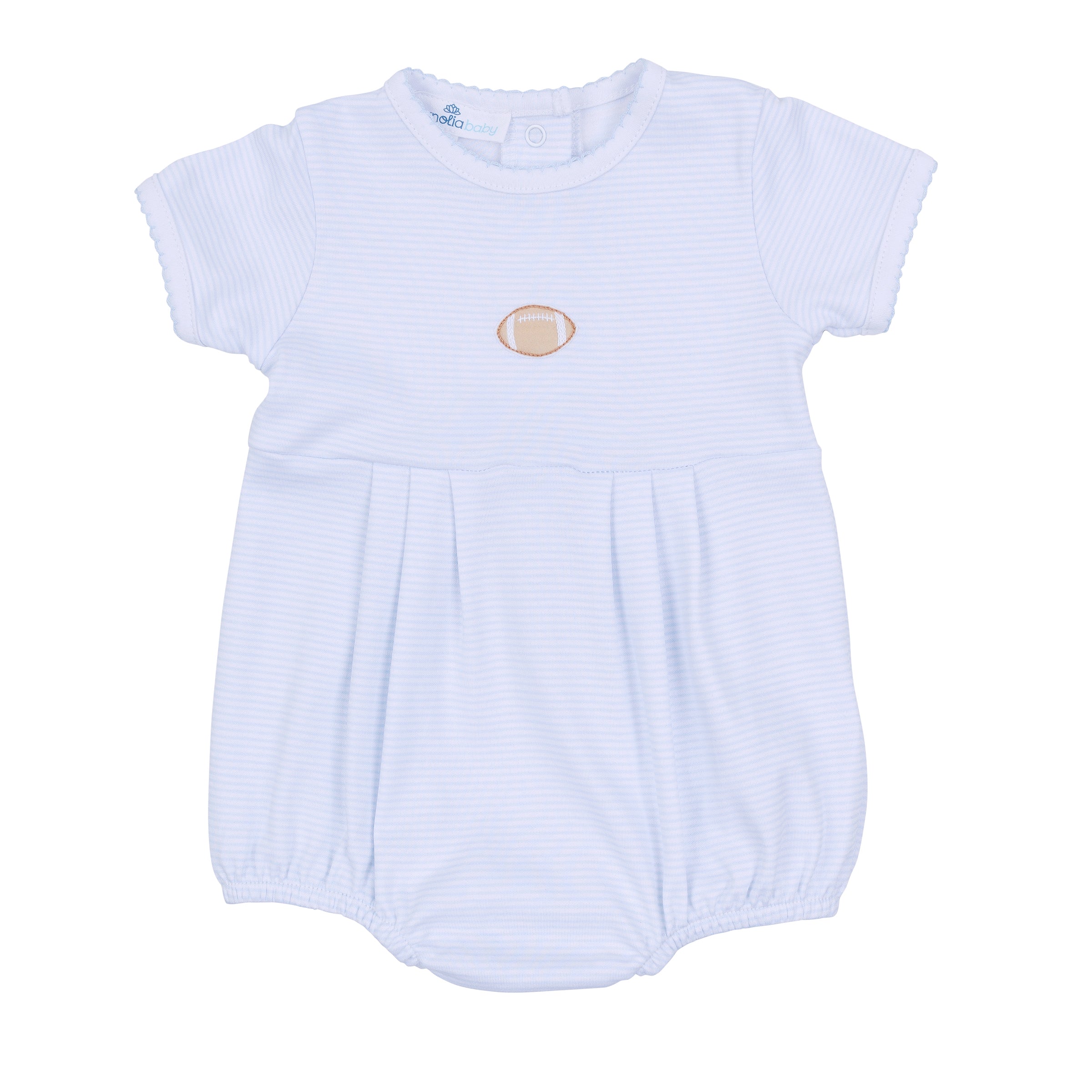 Touchdown Cutie Embroidered Bubble - Light Blue