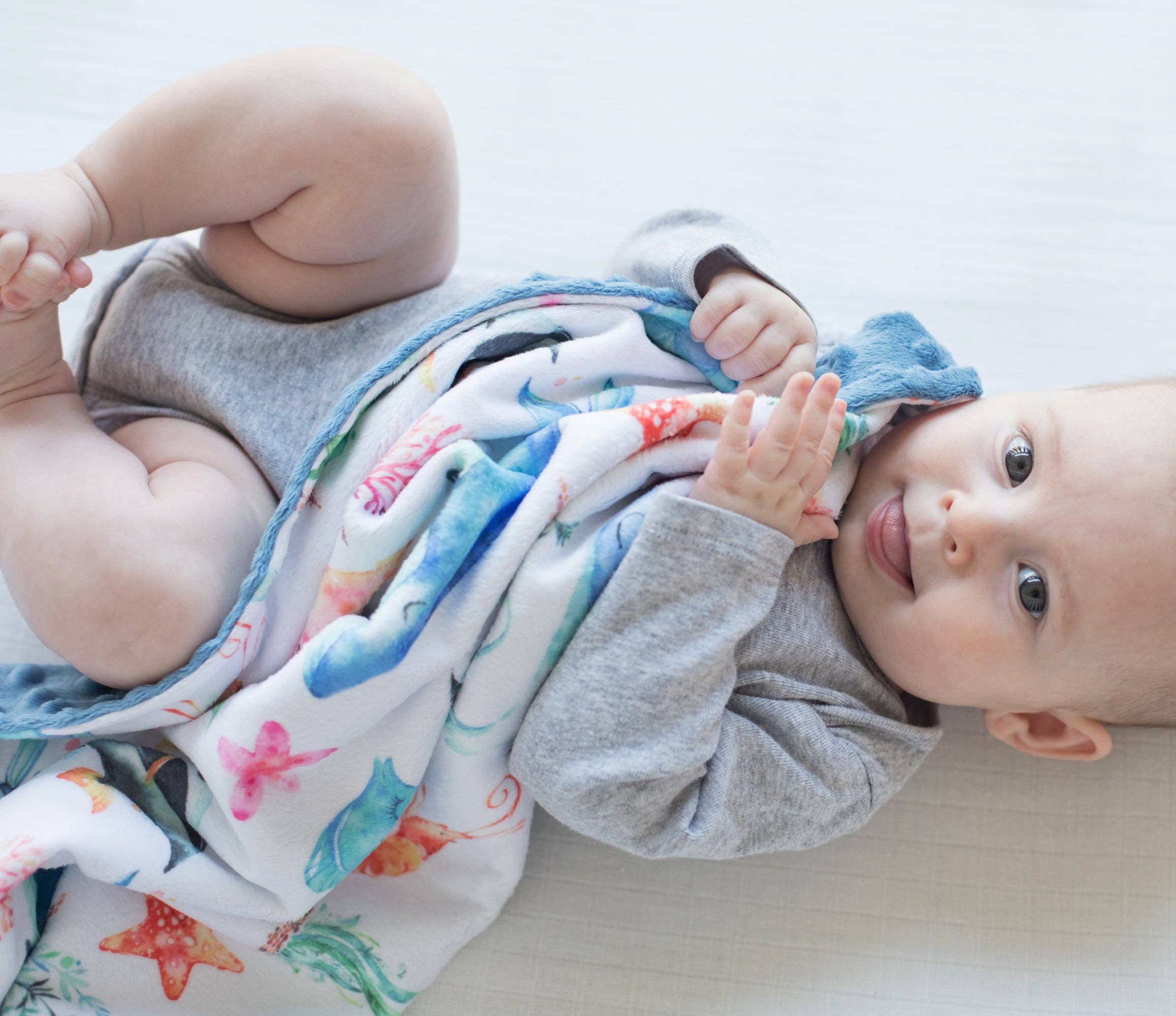 Baby & Toddler Minky Blanket - Under The Sea