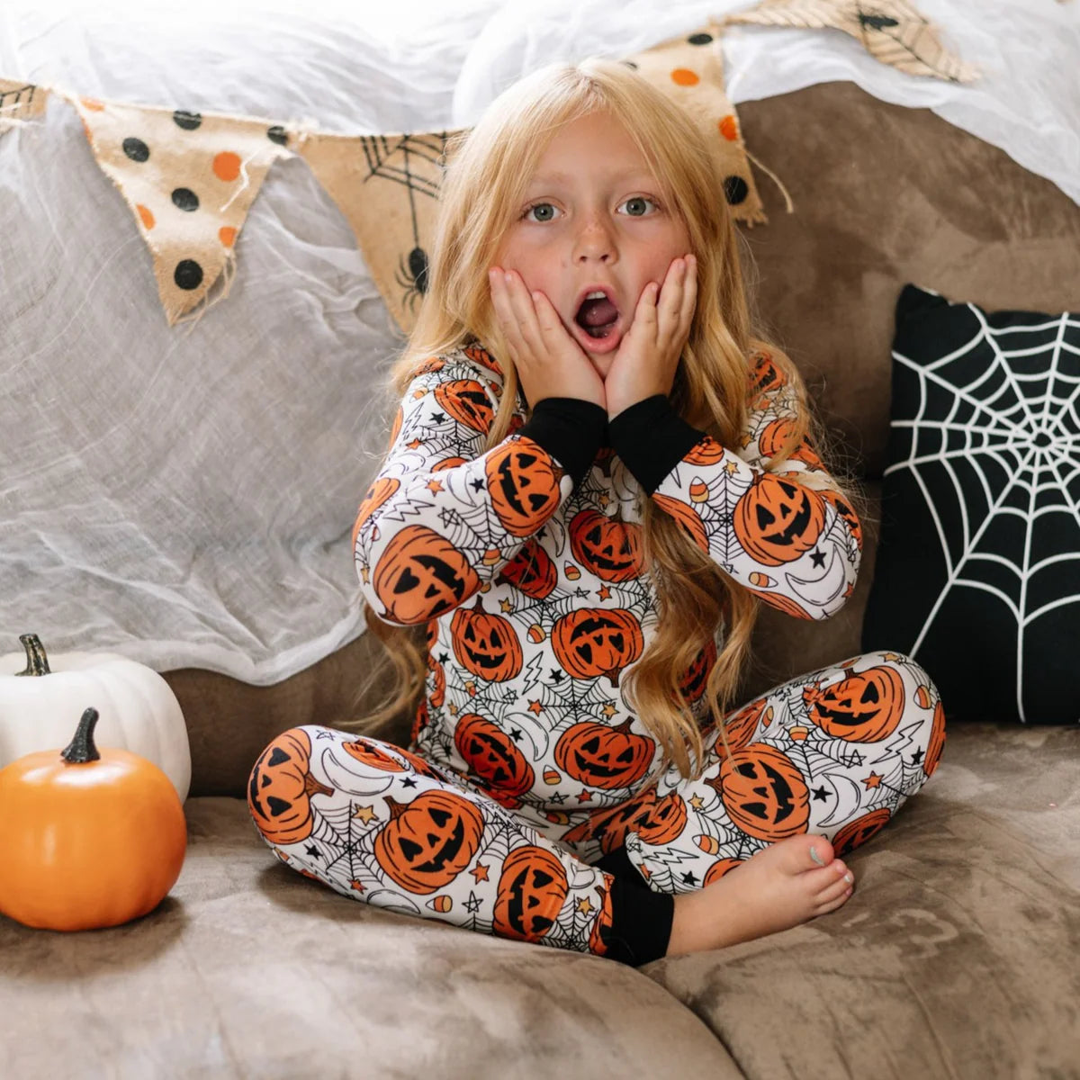 Jack-O-Lantern Two Piece PJs