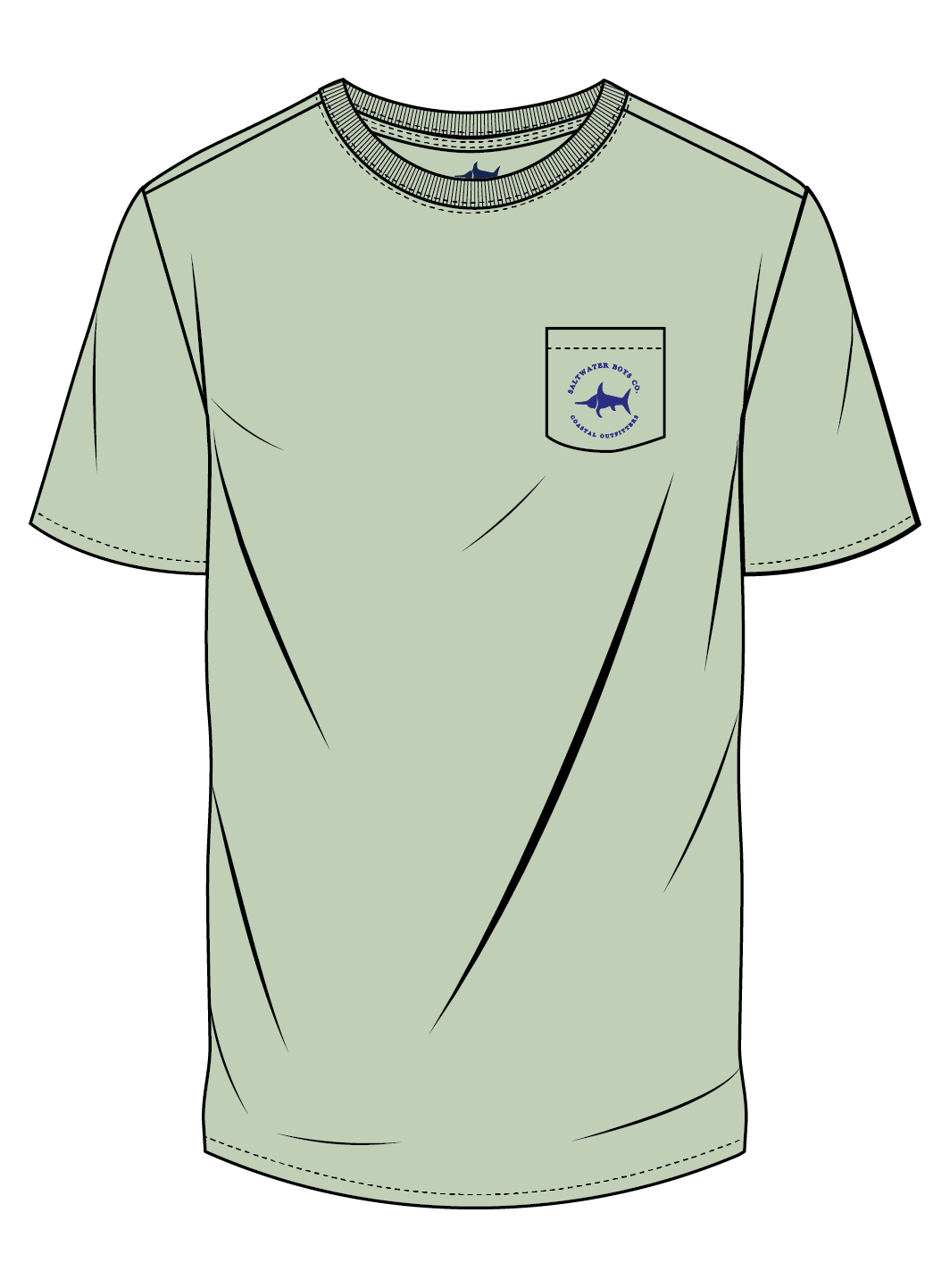 Marlin Boys Tee SS