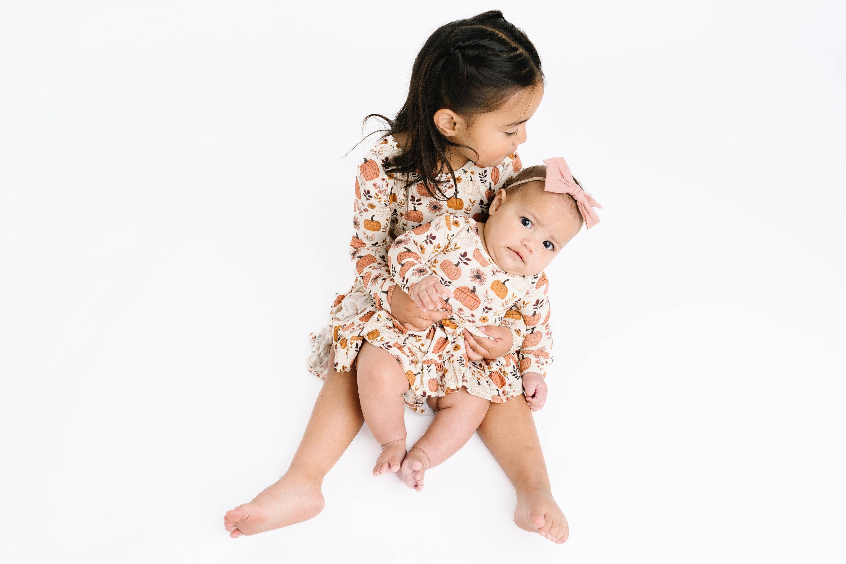 Pumpkin Garden Bamboo Dress