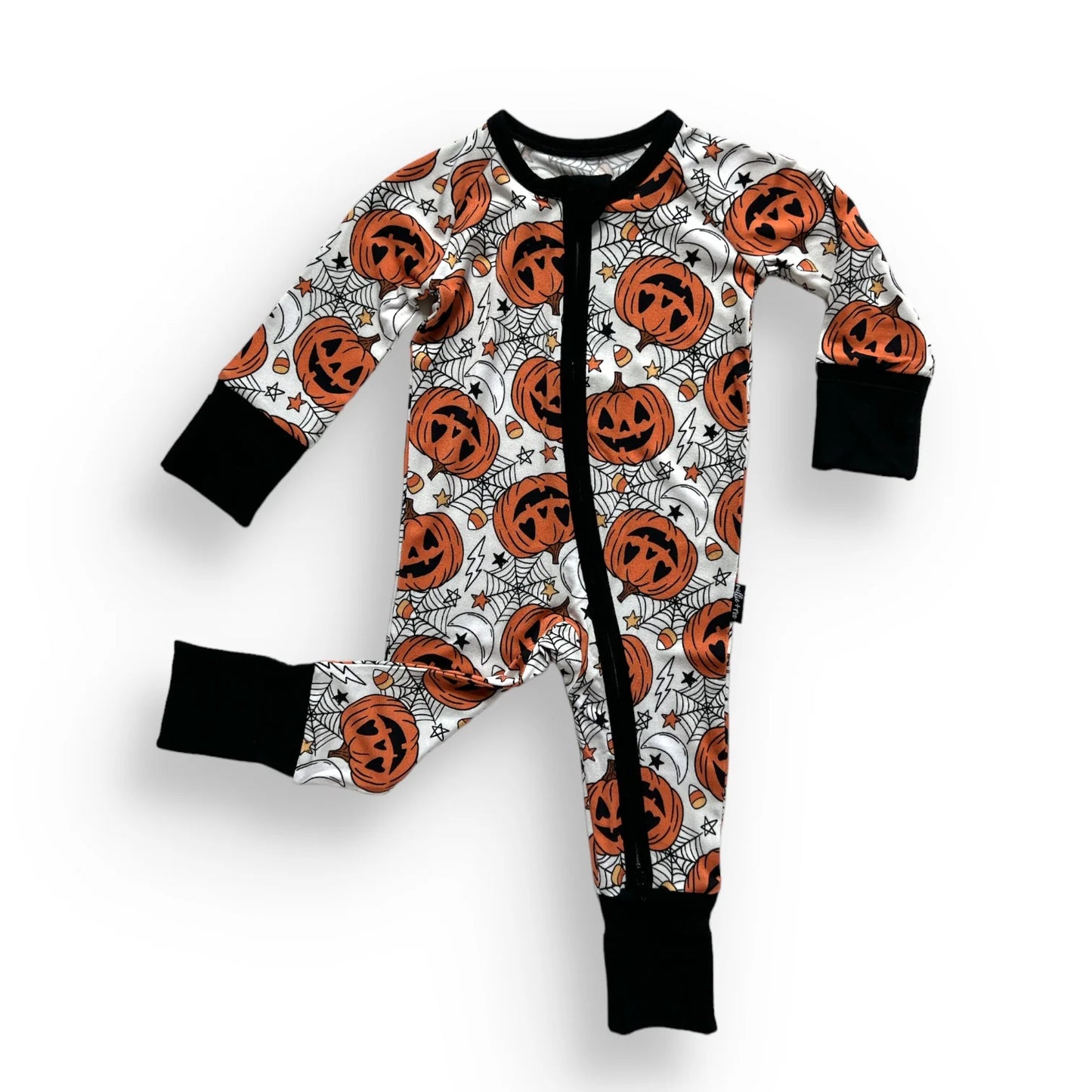 Jack-O-Lantern Zipper Pjs