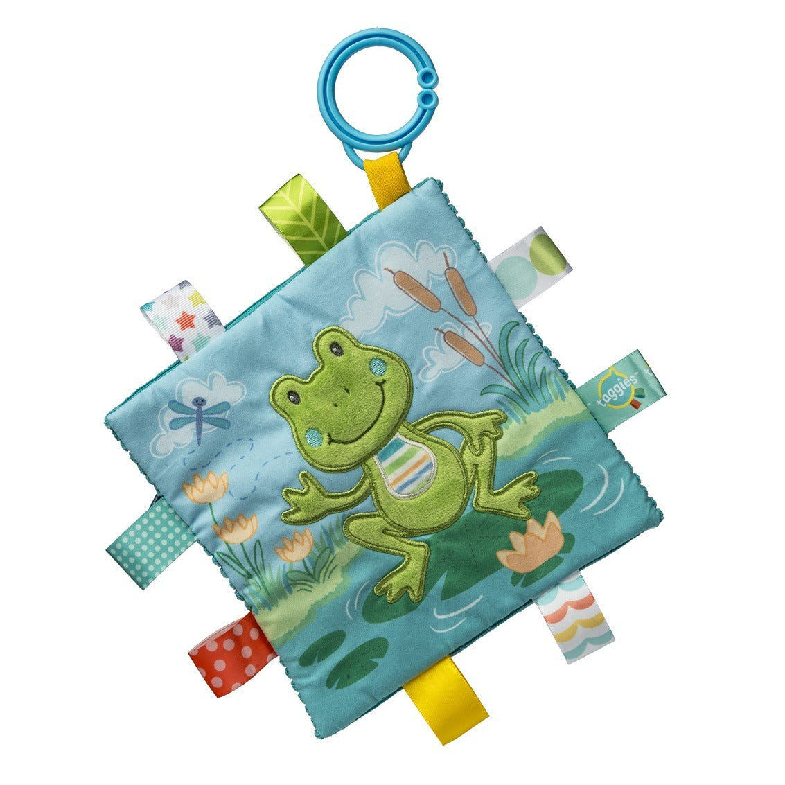 Taggies Crinkle Me Peepers Frog – 6×6″
