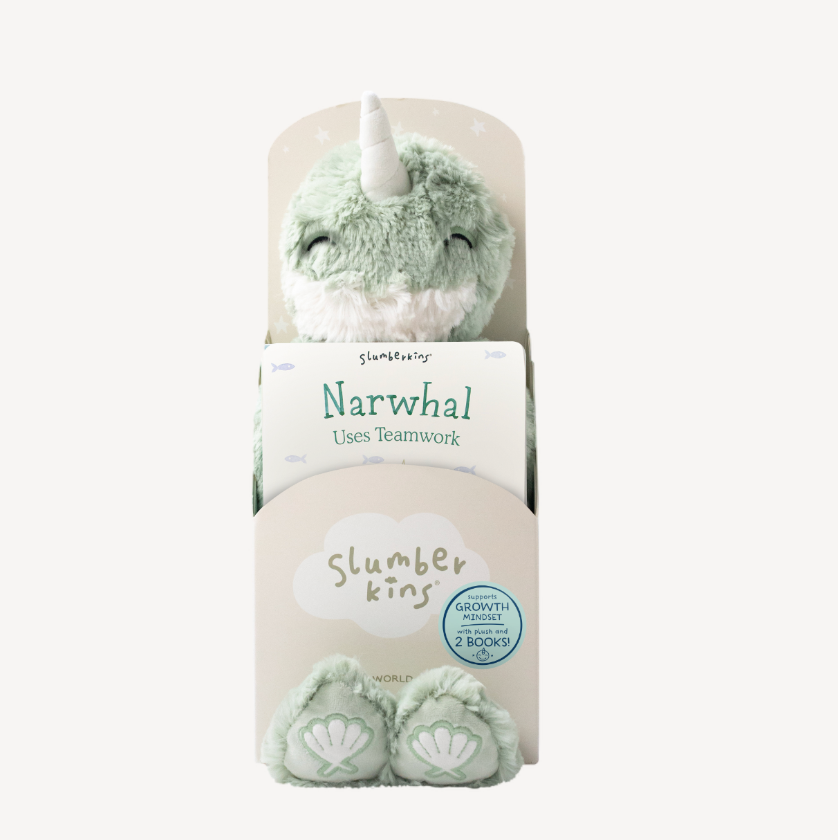 Narwhal's Growth Mindset Plush Set - with 2 books!