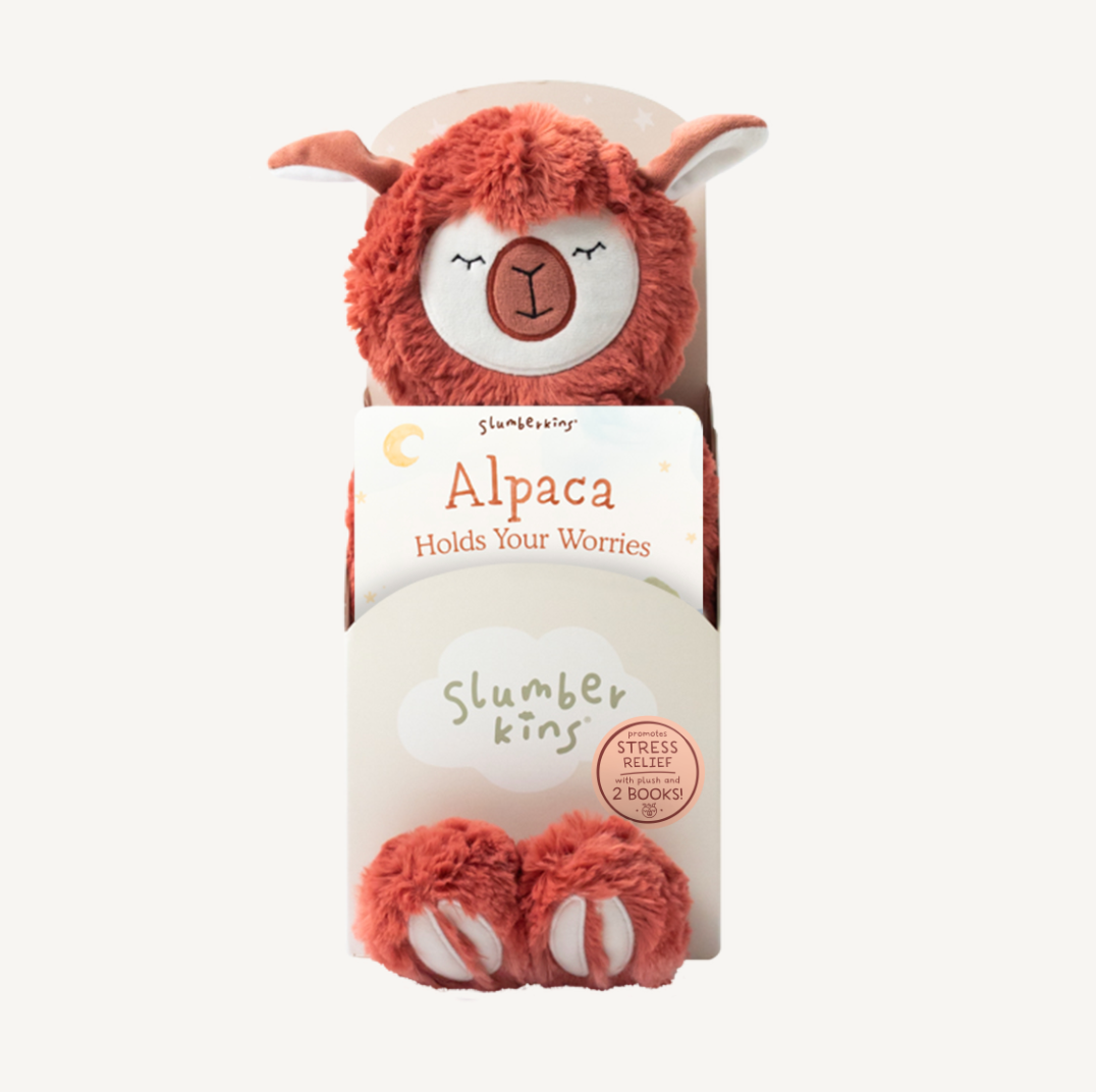 Slumberkin- Alpaca's Stress Relief Plush Set