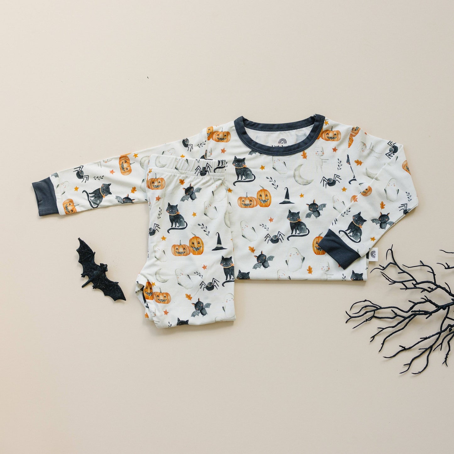 Halloween Print 2pc Bamboo Pajamas