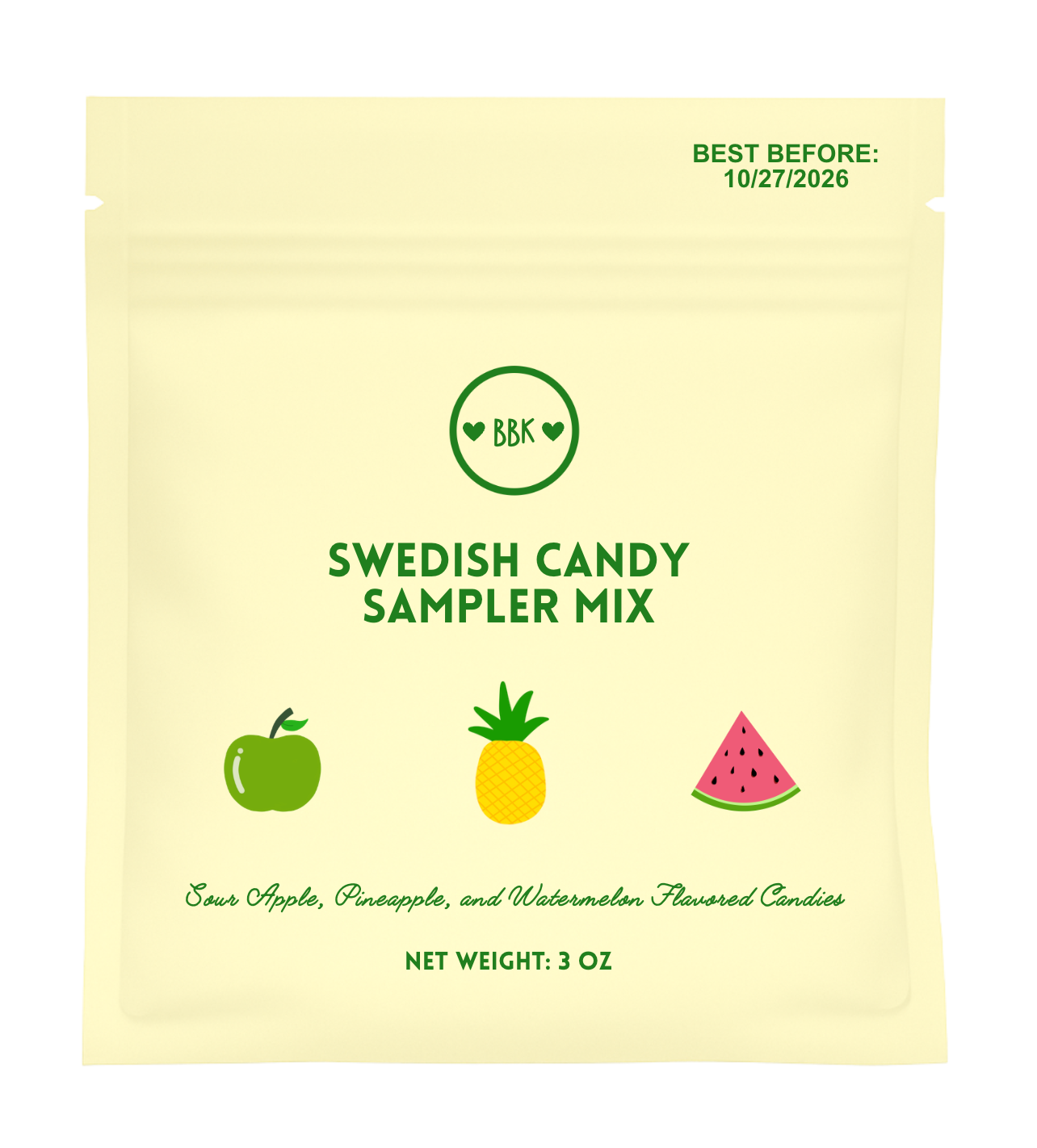 Swedish Candy Tropical Sampler Gummy Mix