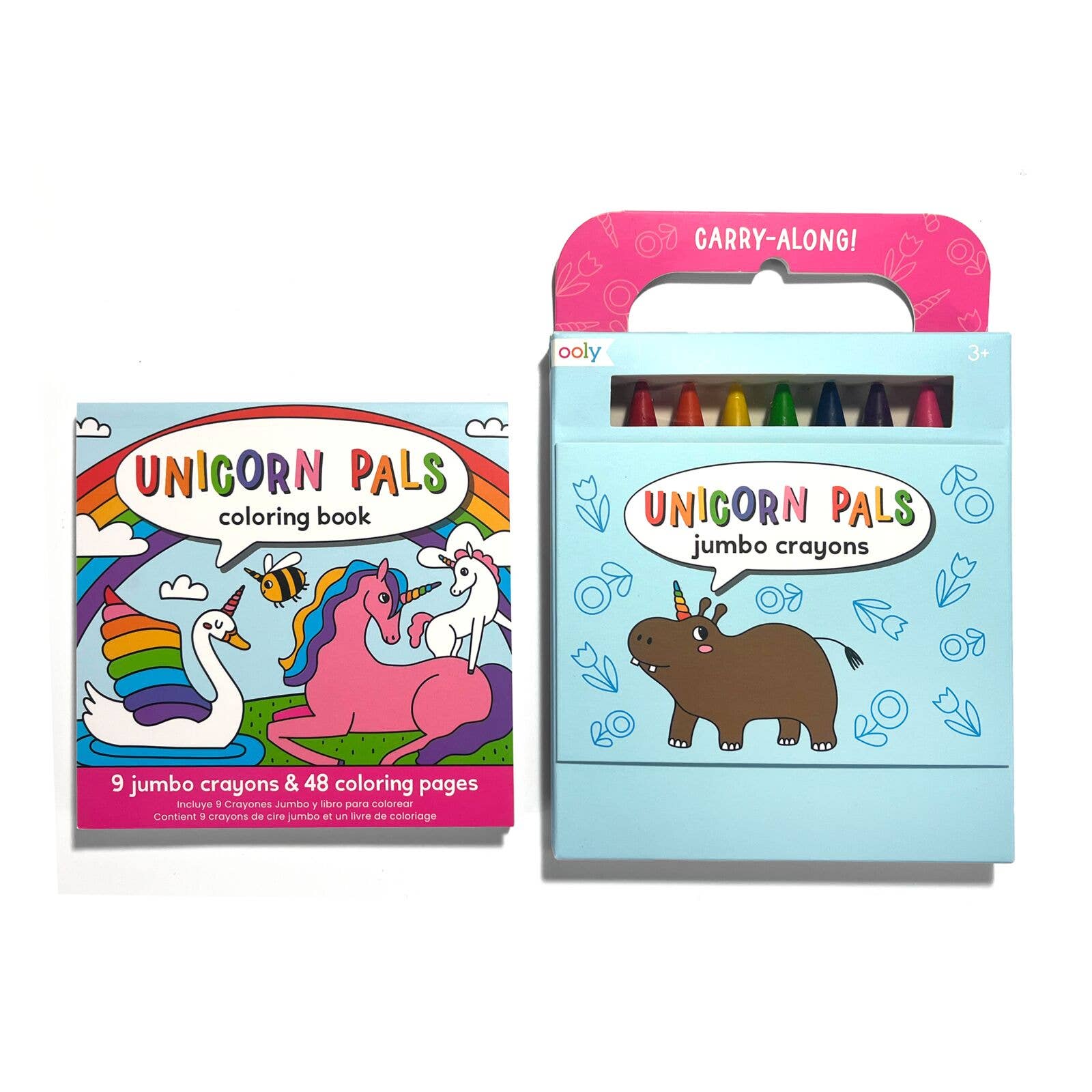 Carry-Along: Coloring Book Set - Unicorn Pals (10 PC Set)