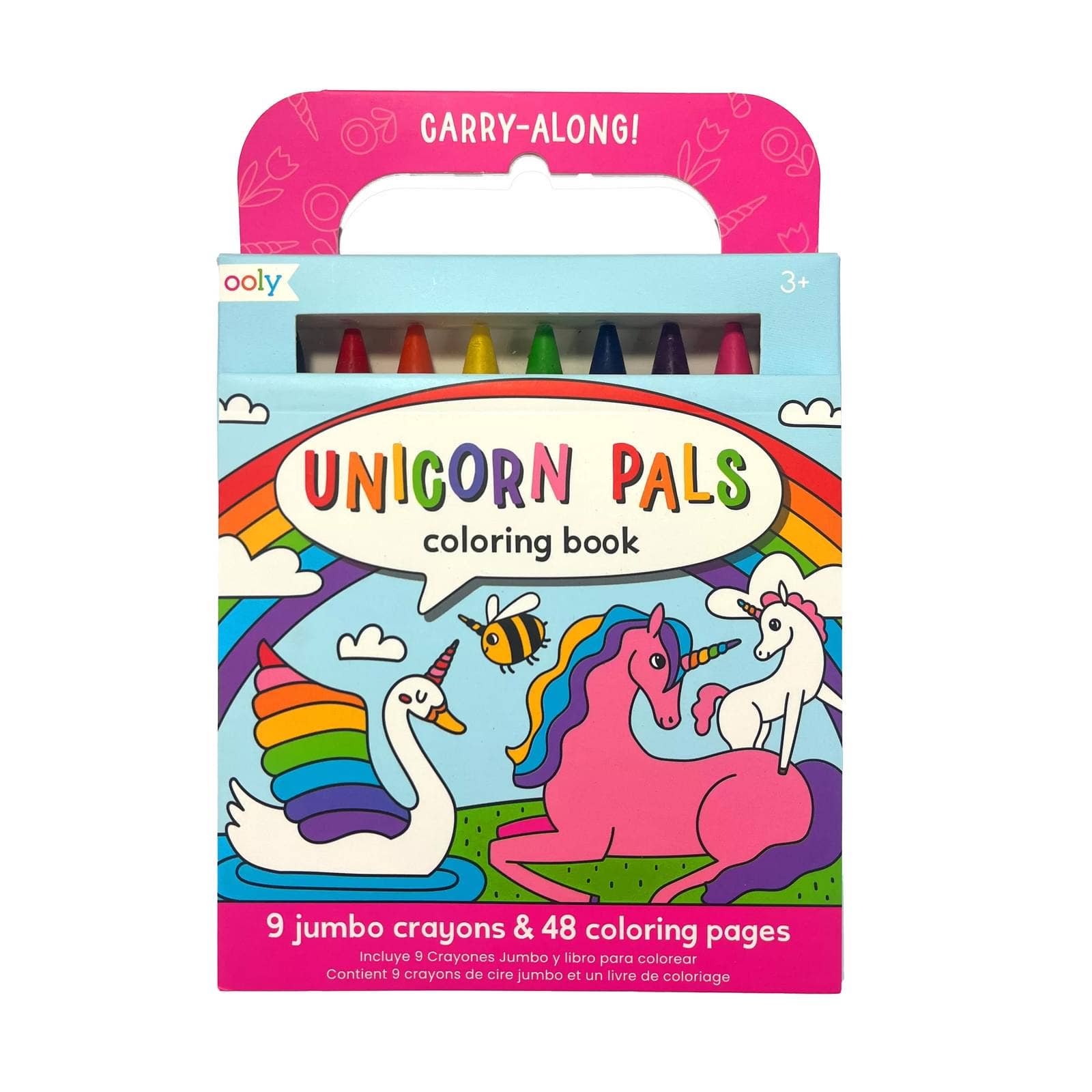 Carry-Along: Coloring Book Set - Unicorn Pals (10 PC Set)