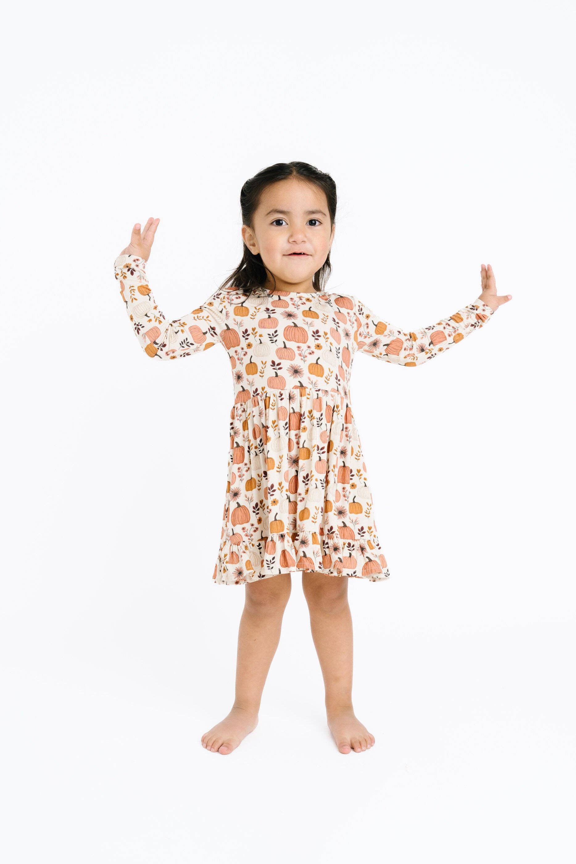 Pumpkin Garden Bamboo Dress
