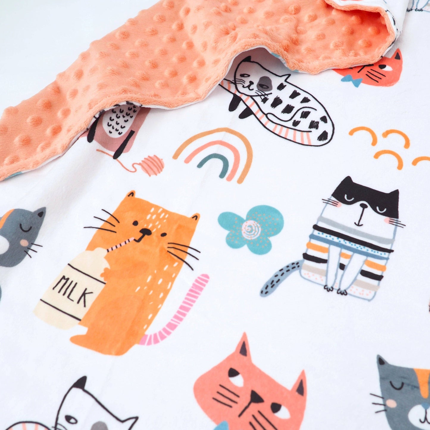 Baby & Toddler Minky Blanket - Cats