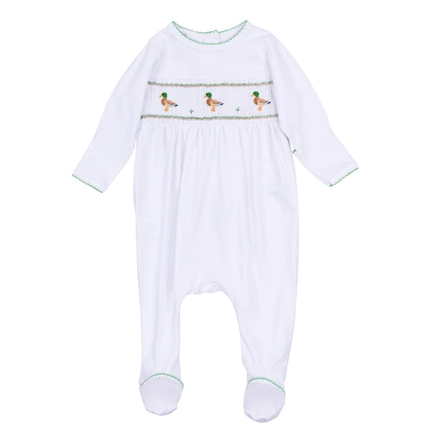 Mallard Moments Smocked Footie