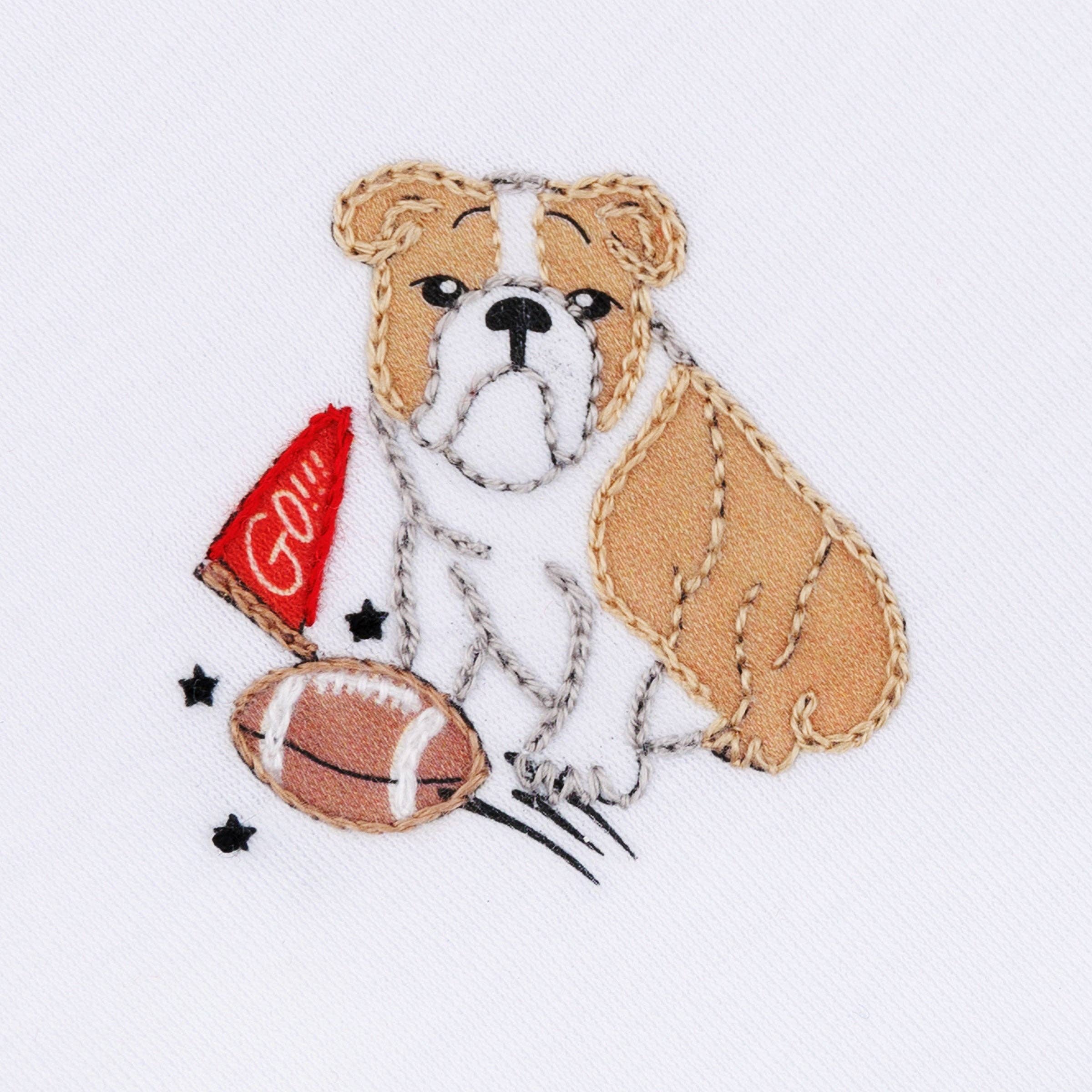Go Dawgs! Embroidered Footie