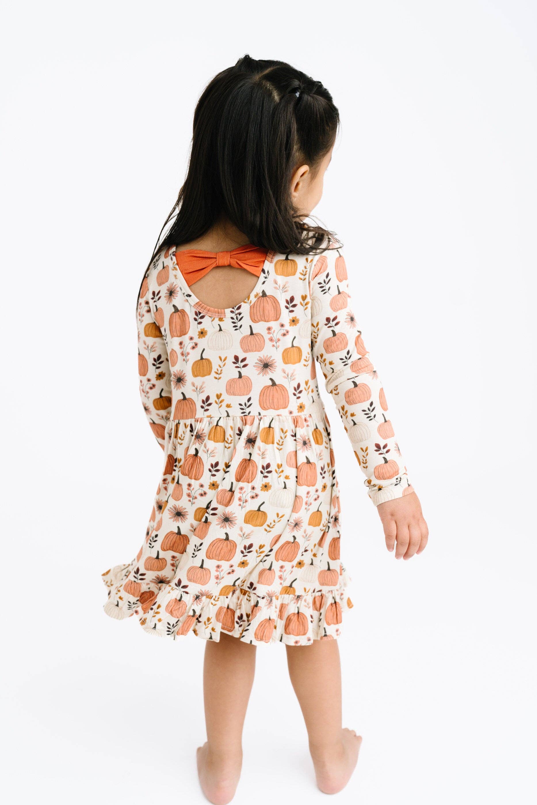 Pumpkin Garden Bamboo Dress
