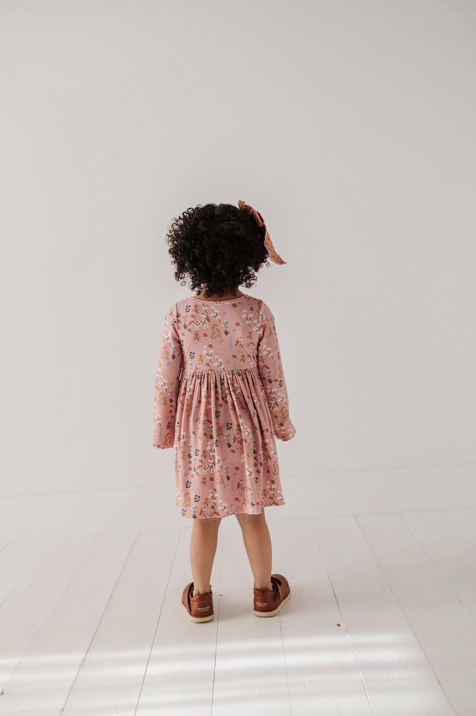 Long Sleeve Henley Dress Bamboo
