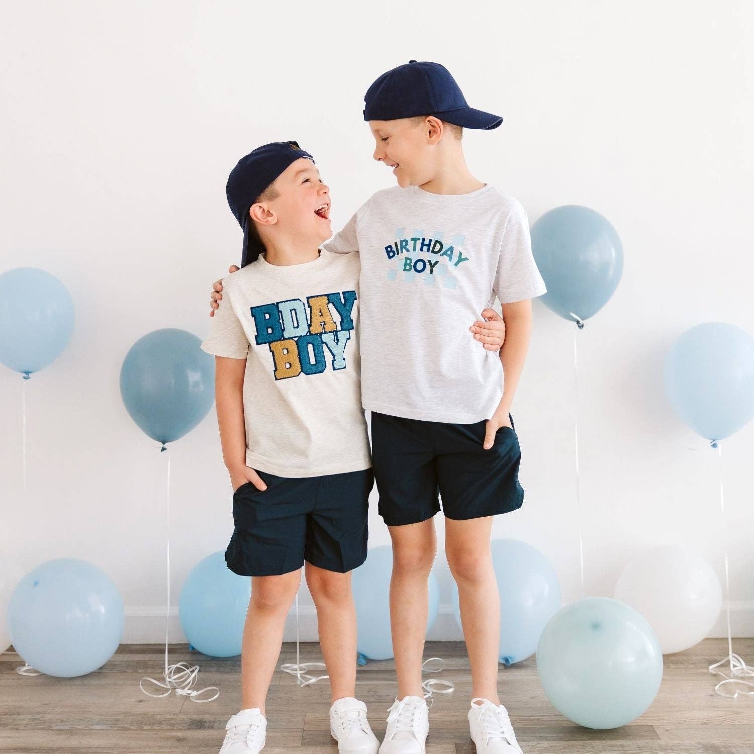 Birthday Boy Checker Short Sleeve T-Shirt - Boys Clothing