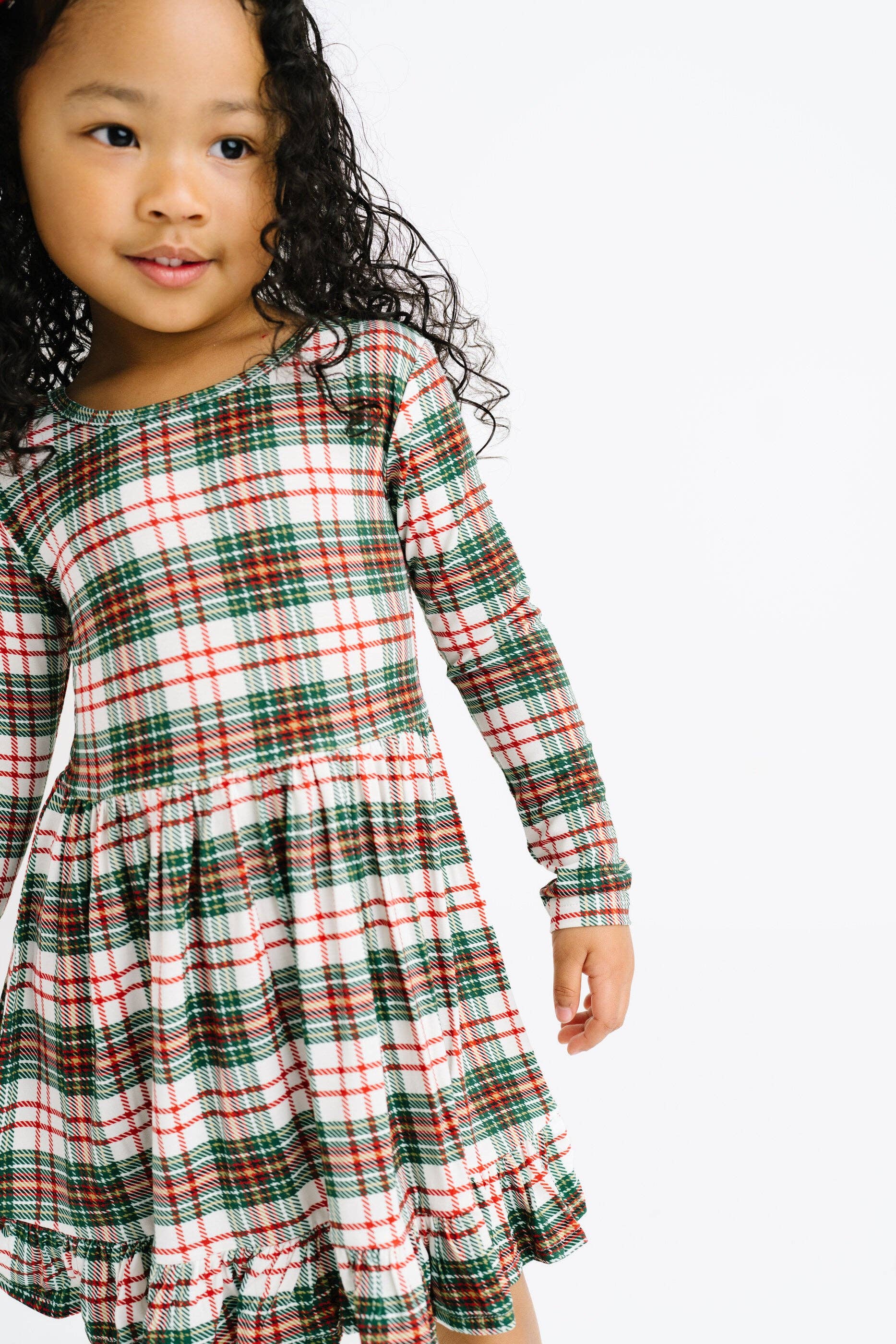 Christmas Plaid Bamboo Dress