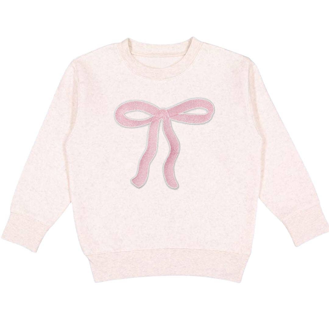 Coquette Bow Patch Sweatshirt - Kids