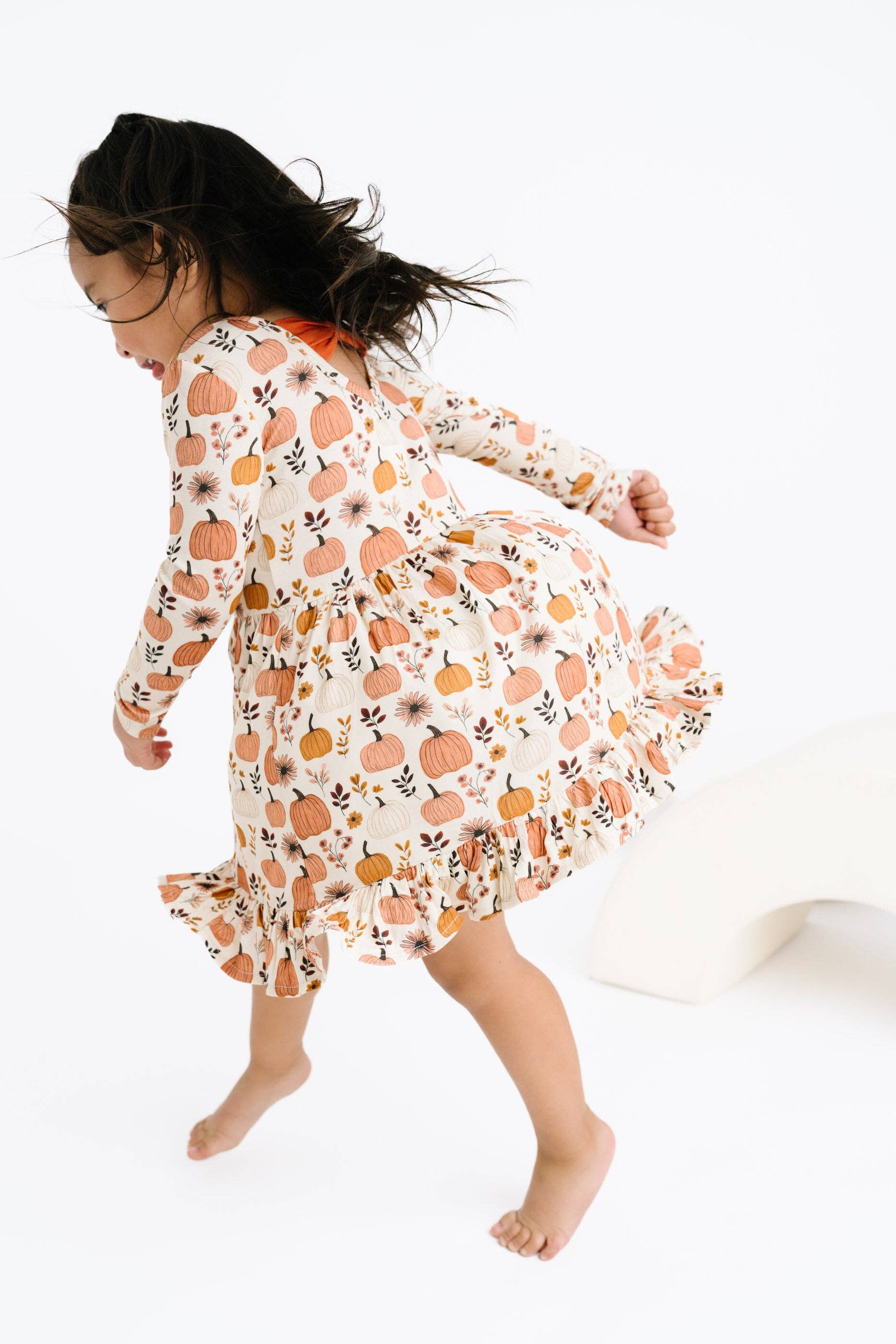 Pumpkin Garden Bamboo Dress
