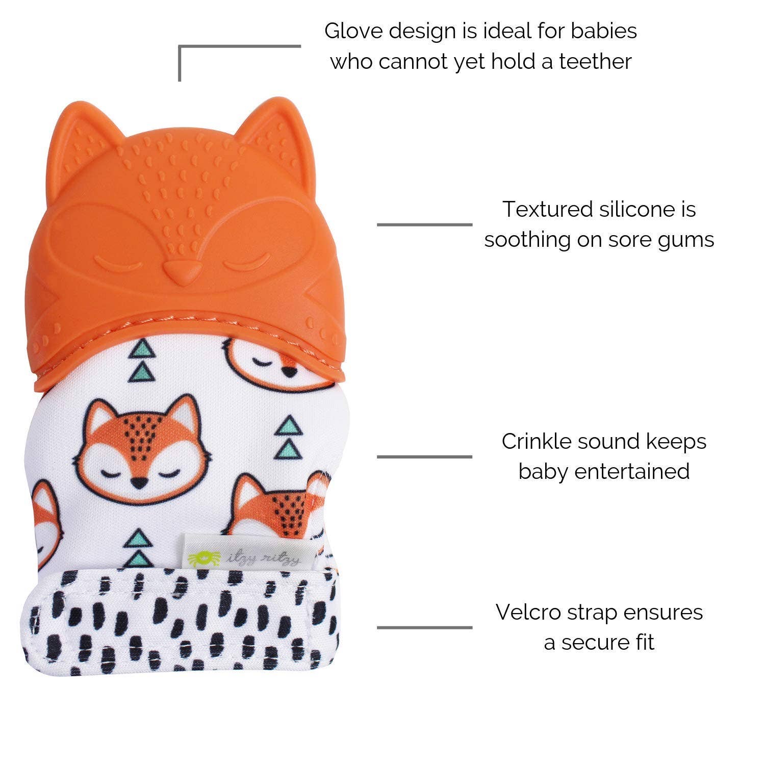 Itzy Mitt™ Silicone Teething Mitts
