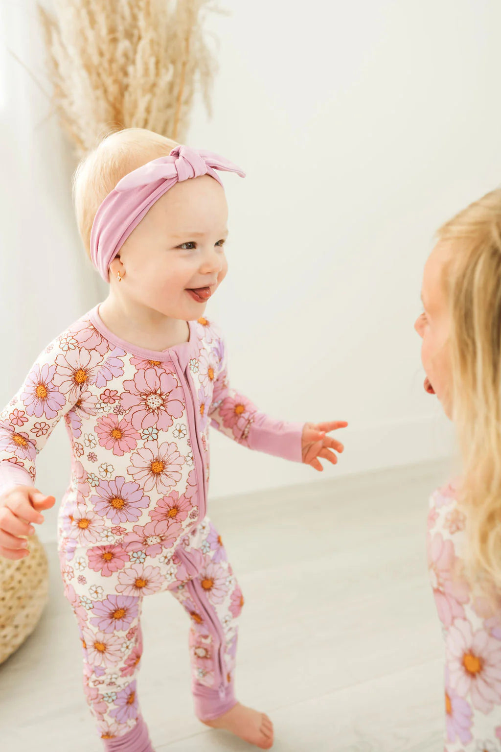 Powerful in Pink (Flower) Romper BDLJ