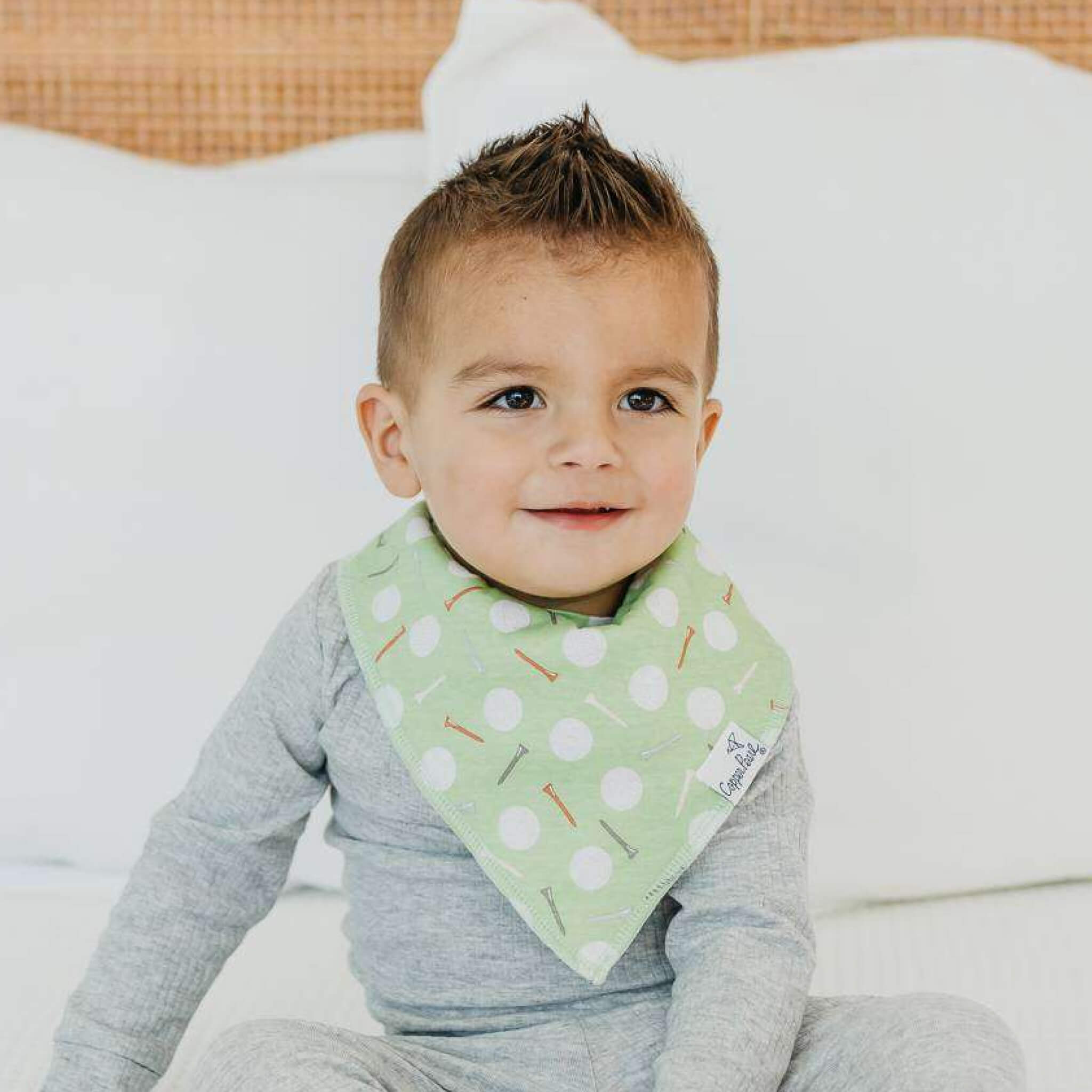 4 Pack Baby Bandana Bibs - Bogey