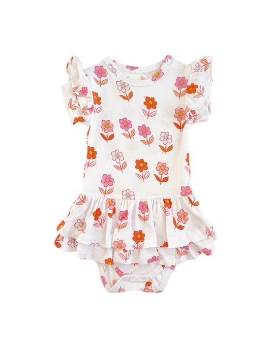 Spring Flowers Baby Twirl Dress