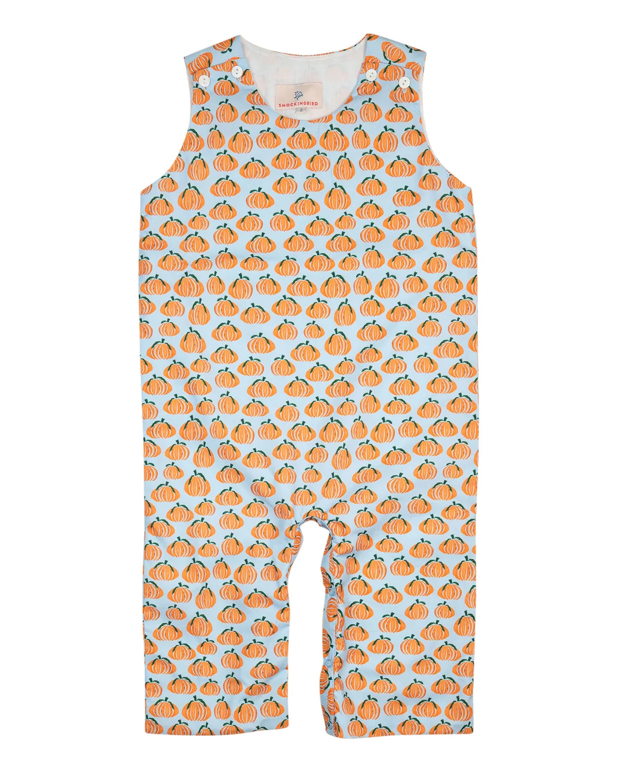 Pumpkin Spice Print Blue Longall