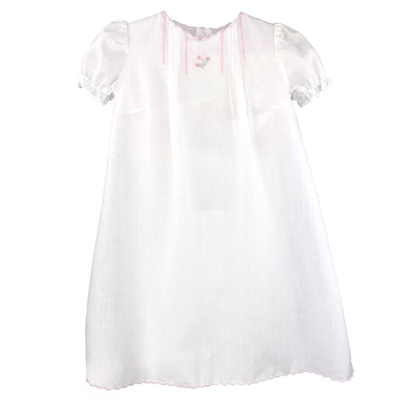 Girls Daygown with Rose Detail
