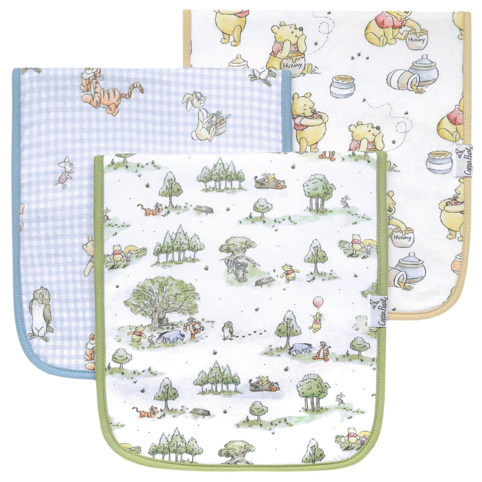 Hundred Acre Wood- Burp Cloth Set