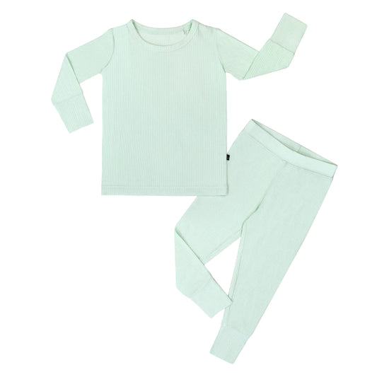 Opal Ribbed Two-Piece Pajama