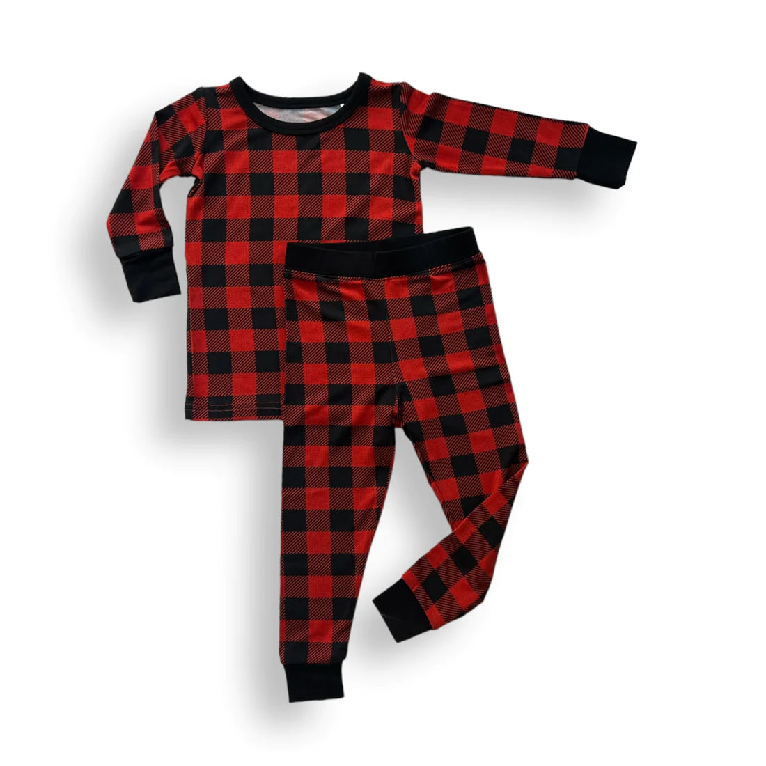 Red Buffalo Plaid Two Piece Pajamas