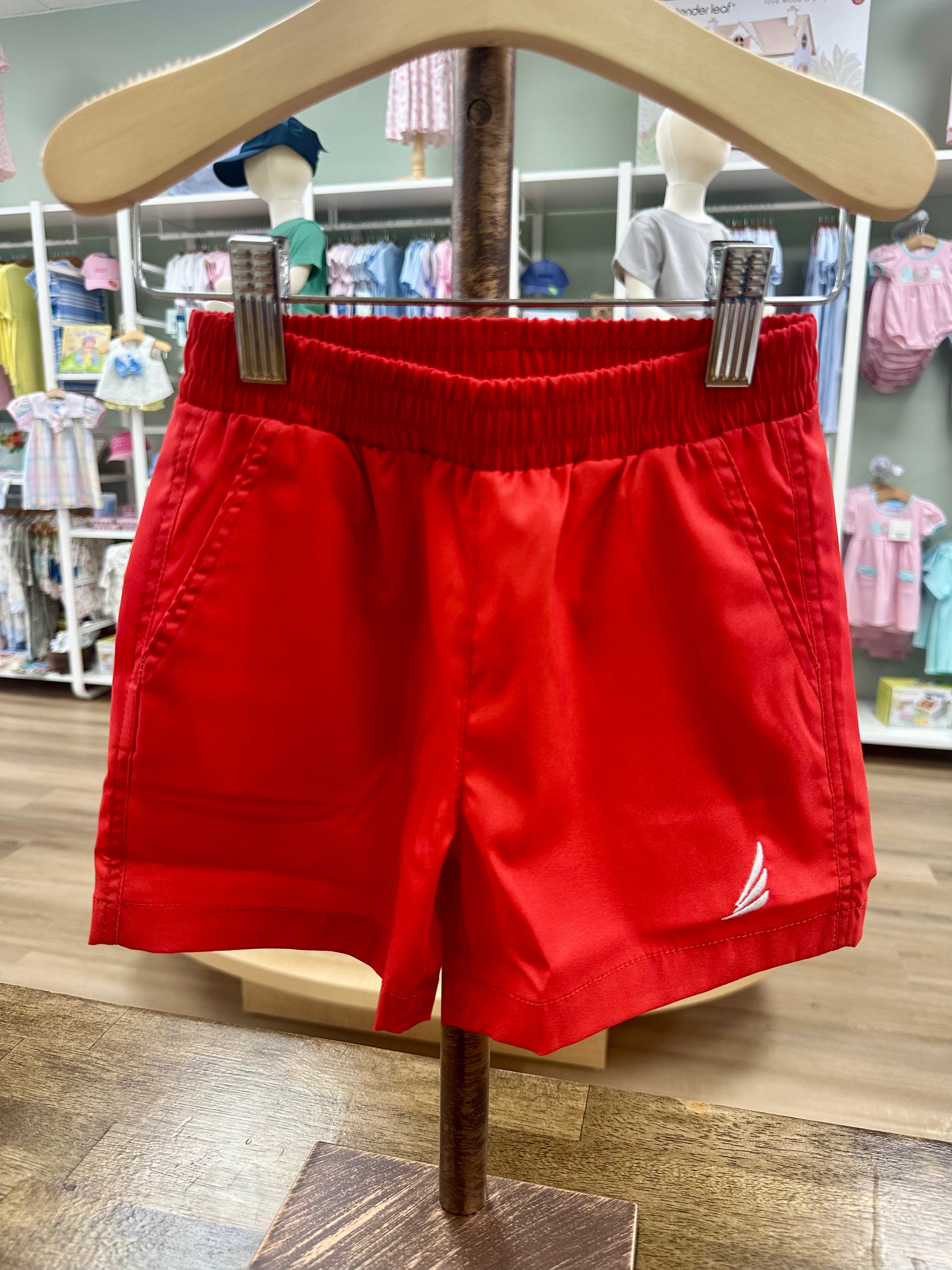River Performance Solid Red Short